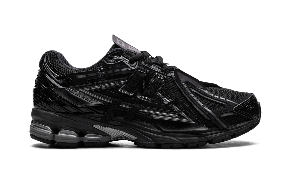 New Balance 1906A Sneakers - Black & Dark Gray with Silver-Tone Accents