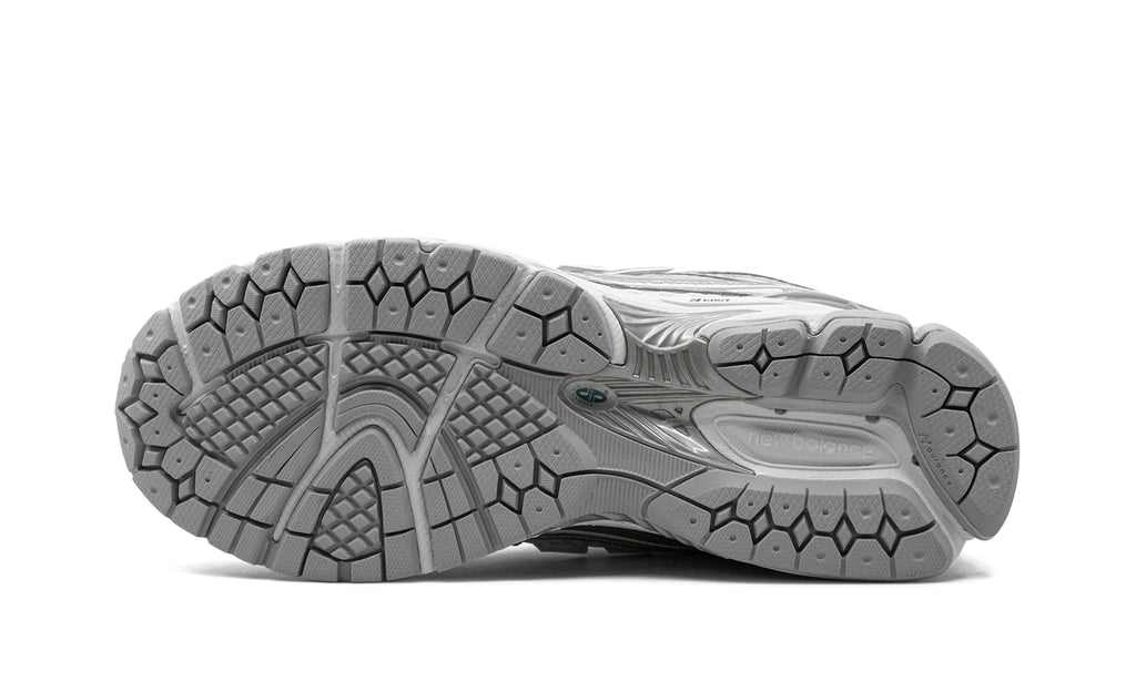 New Balance 1906R Sneakers - White/Metallic Silver with Dark Green Accents