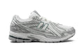 New Balance 1906R Sneakers - White/Metallic Silver with Dark Green Accents