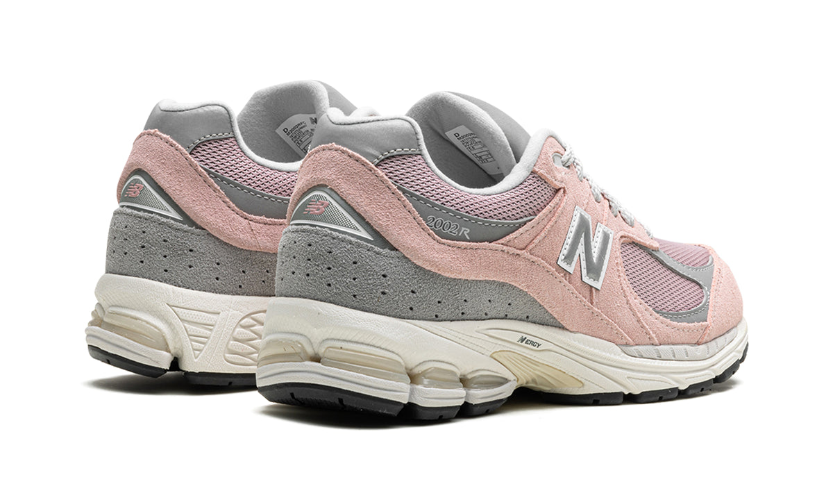 New Balance 2002R Sneakers - Blush Pink & Gray with Cream Midsole