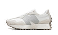 New Balance 327 Sneakers - White, Cream & Light Gray with Taupe Lug Sole