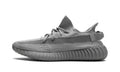 adidas Yeezy Boost 350 V2 Sneakers - Grey with Tonal Side Stripe