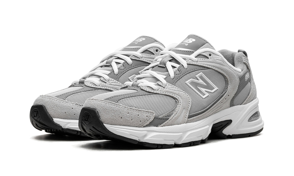 New Balance 530 Sneakers - Light Gray & Dark Gray with White Midsole