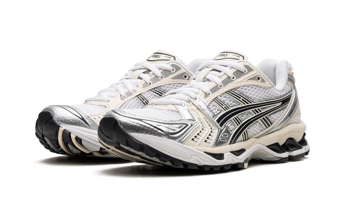 ASICS GEL-KAYANO 14 Sneakers - White, Silver & Black