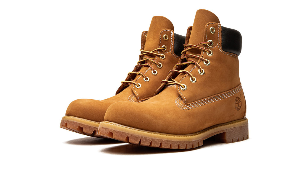Timberland Lace-Up Boots – Wheat Tan & Black