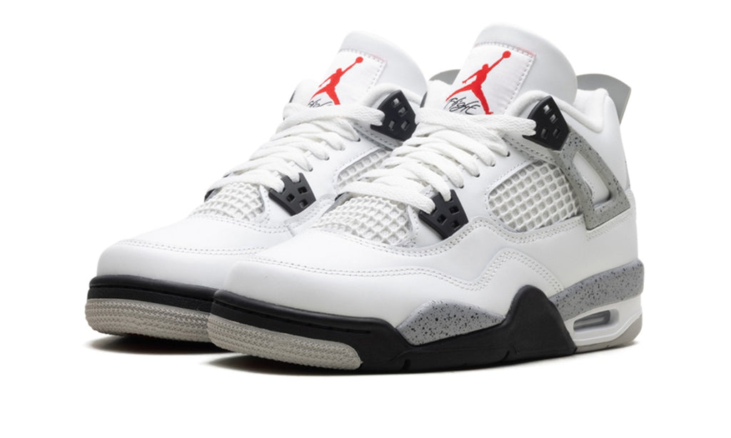 Air Jordan 4 Sneakers – White Cement