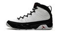 Air Jordan 9 Retro High-Top Sneakers - White and Black with Red Details