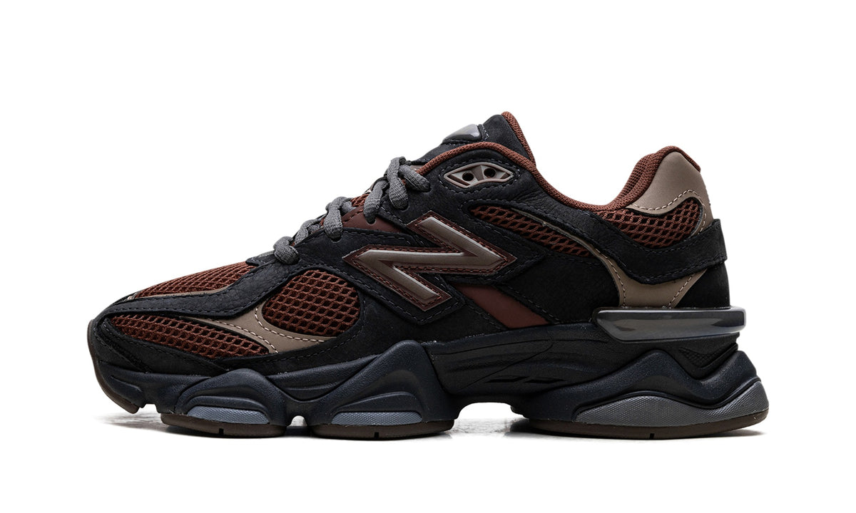 New Balance 9060 Sneakers in Black & Dark Brown