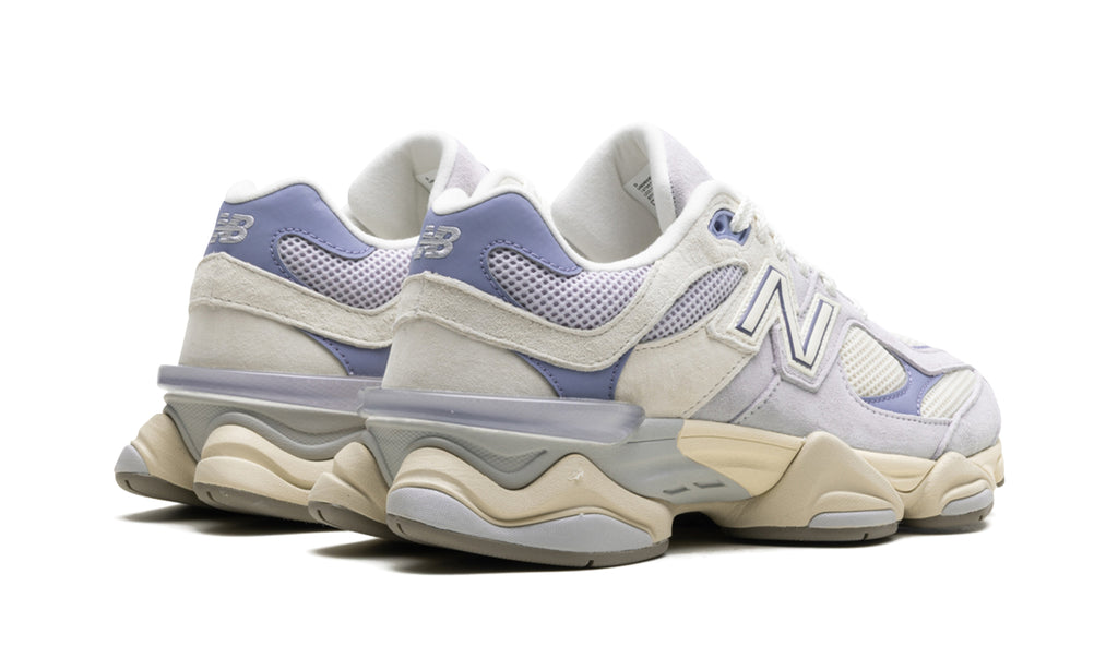 New Balance 9060 Sneakers - Light Gray, Cream & Lavender Blue