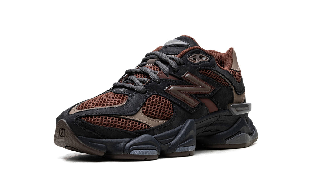 New Balance 9060 Sneakers in Black & Dark Brown