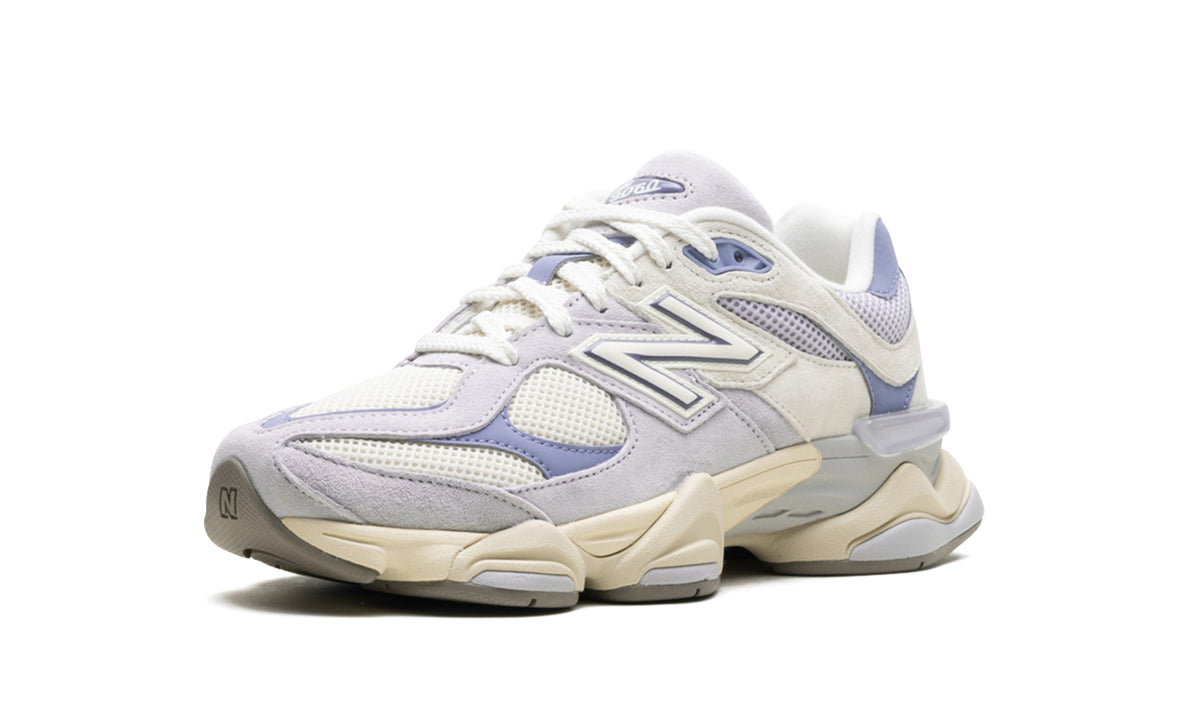 New Balance 9060 Sneakers - Light Gray, Cream & Lavender Blue