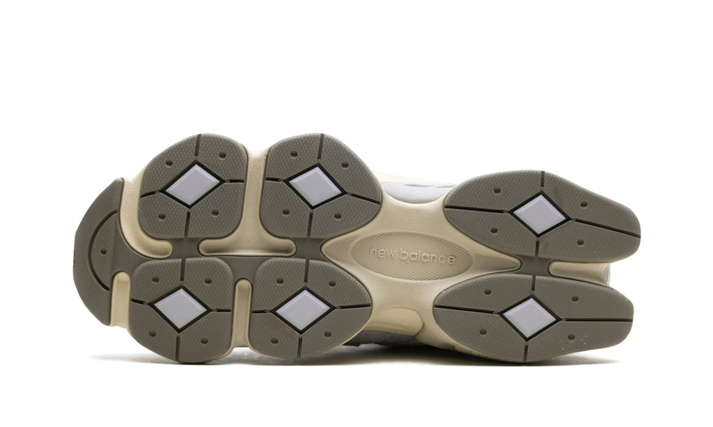 New Balance 9060 Sneakers - Light Gray, Cream & Lavender Blue
