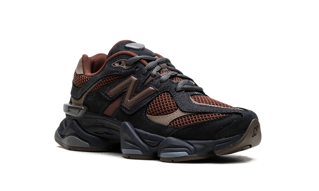 New Balance 9060 Sneakers in Black & Dark Brown