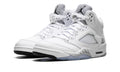 Air Jordan 5 Sneakers – White, Silver & Ice Blue