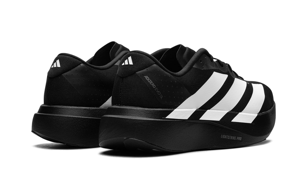 adidas Adizero EVO SL Running Shoes - Black & White