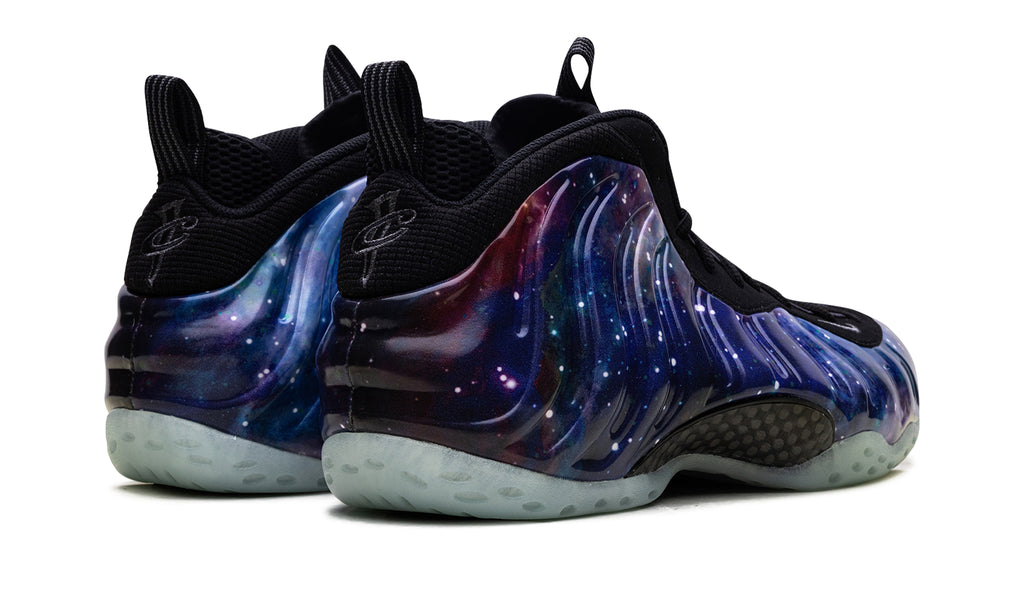 Nike Air Foamposite One Galaxy Sneakers - Blue and Purple with Black Details