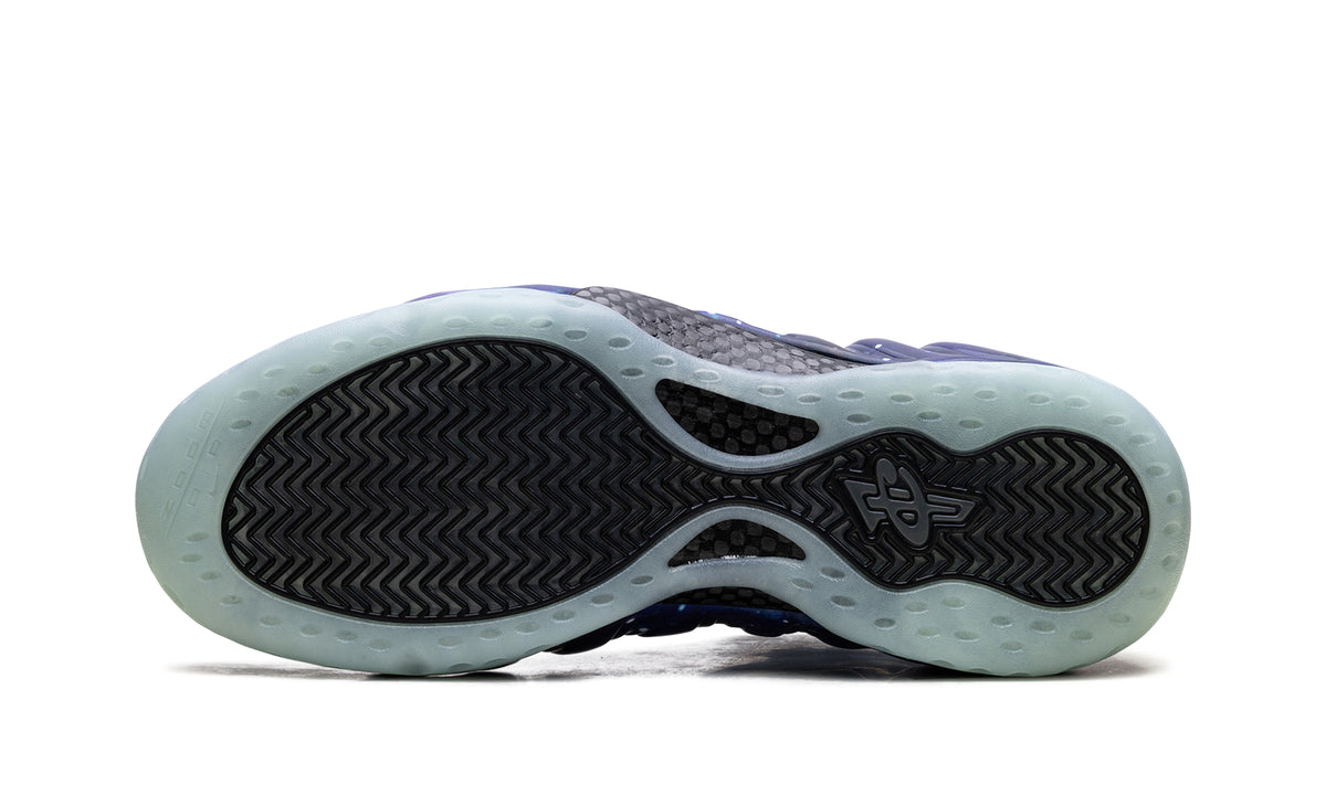 Nike Air Foamposite One Galaxy Sneakers - Blue and Purple with Black Details