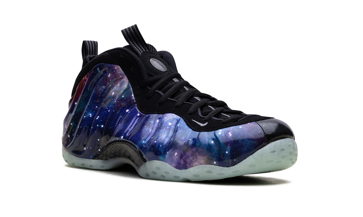 Nike Air Foamposite One Galaxy Sneakers - Blue and Purple with Black Details