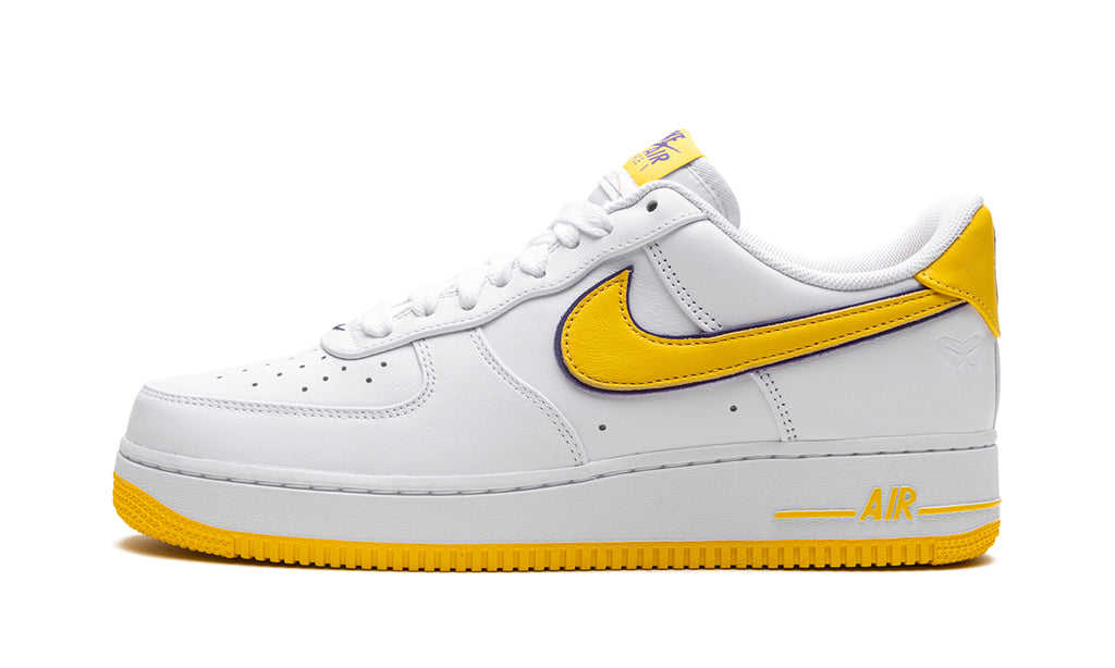 Nike Air Force 1 Low Kobe Bryant Sneakers – White, Yellow & Purple