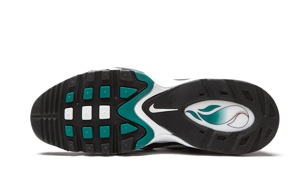 Nike Air Griffey Max 1 Sneakers - Black & White with Teal Accents