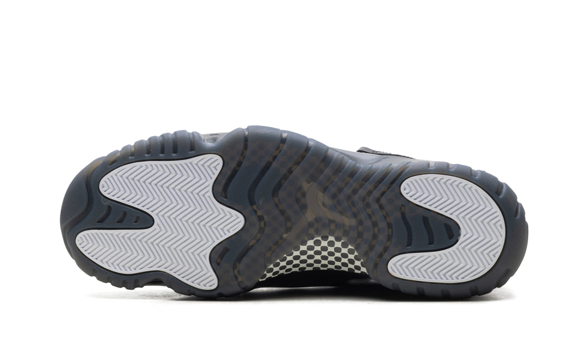 Air Jordan 11 Retro Sneakers - All Black with Glossy Mudguard and Smoky Outsole