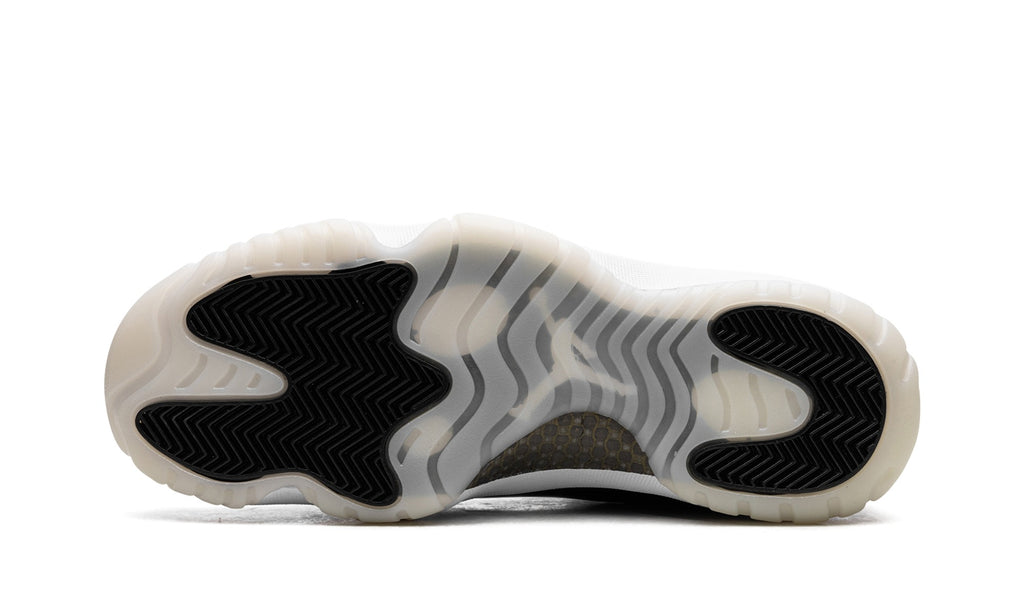Air Jordan 11 High-Top Sneakers – White, Black & Gold