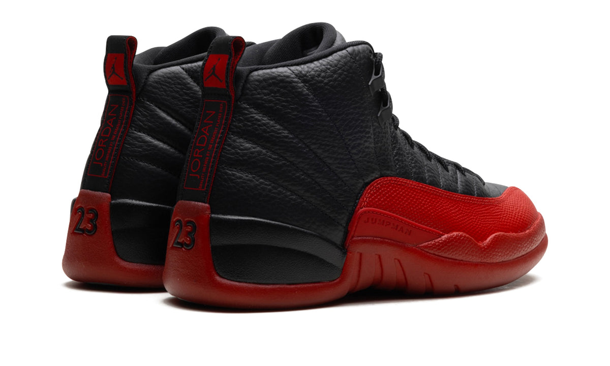 Air Jordan 12 Sneakers – Black & Red