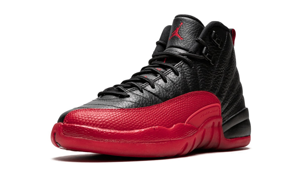 Air Jordan 12 High-Top Sneakers – Black & Red