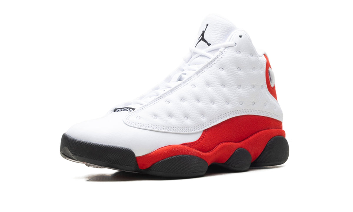 Air Jordan 13 Sneakers – White, Red & Black