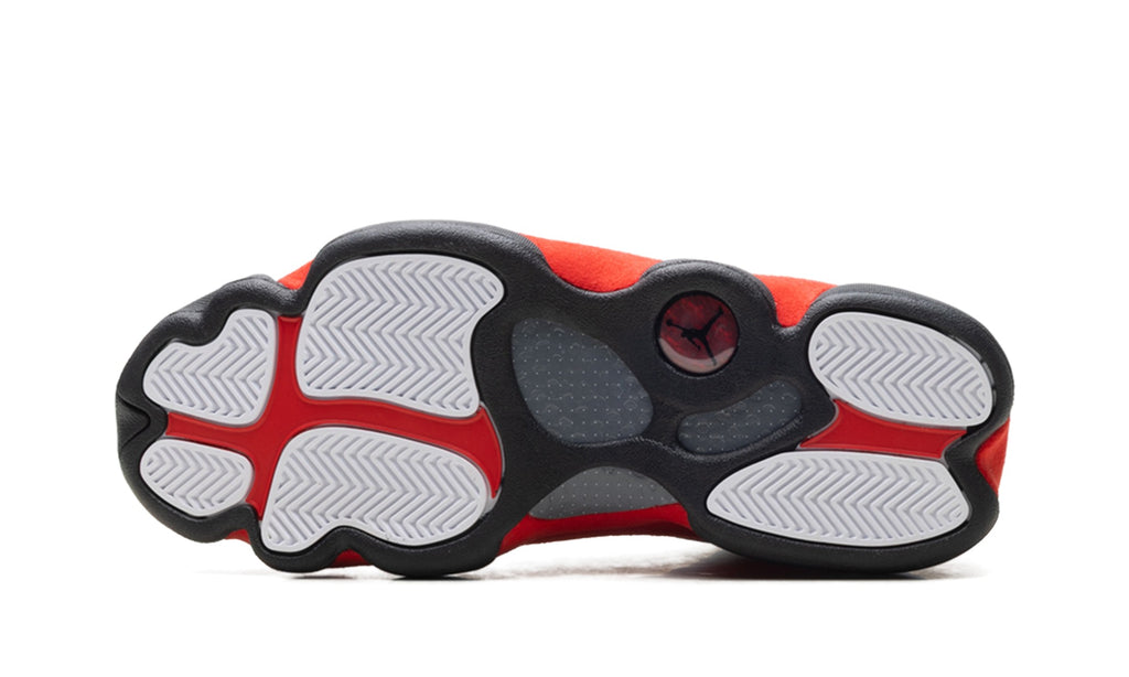Air Jordan 13 Sneakers – White, Red & Black