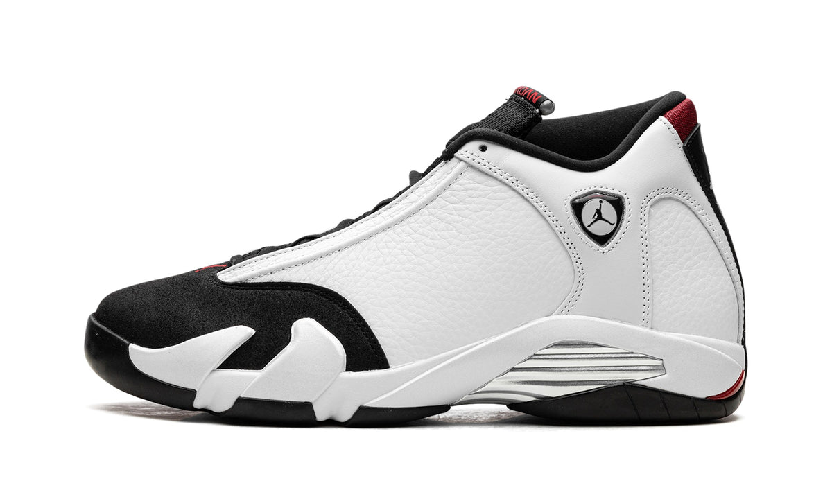 Air Jordan 14 Sneakers – White, Black & Red
