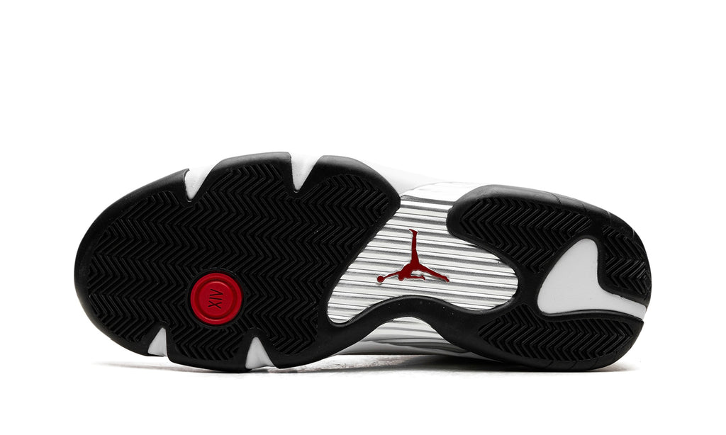 Air Jordan 14 Sneakers – White, Black & Red