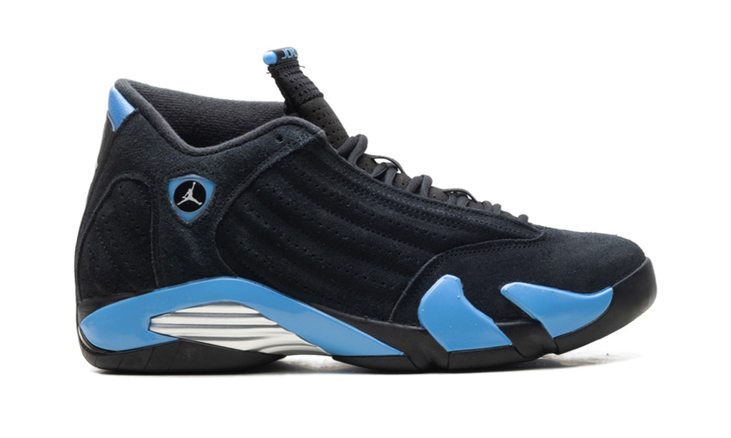 Air Jordan 14 Sneakers – Black & Light Blue