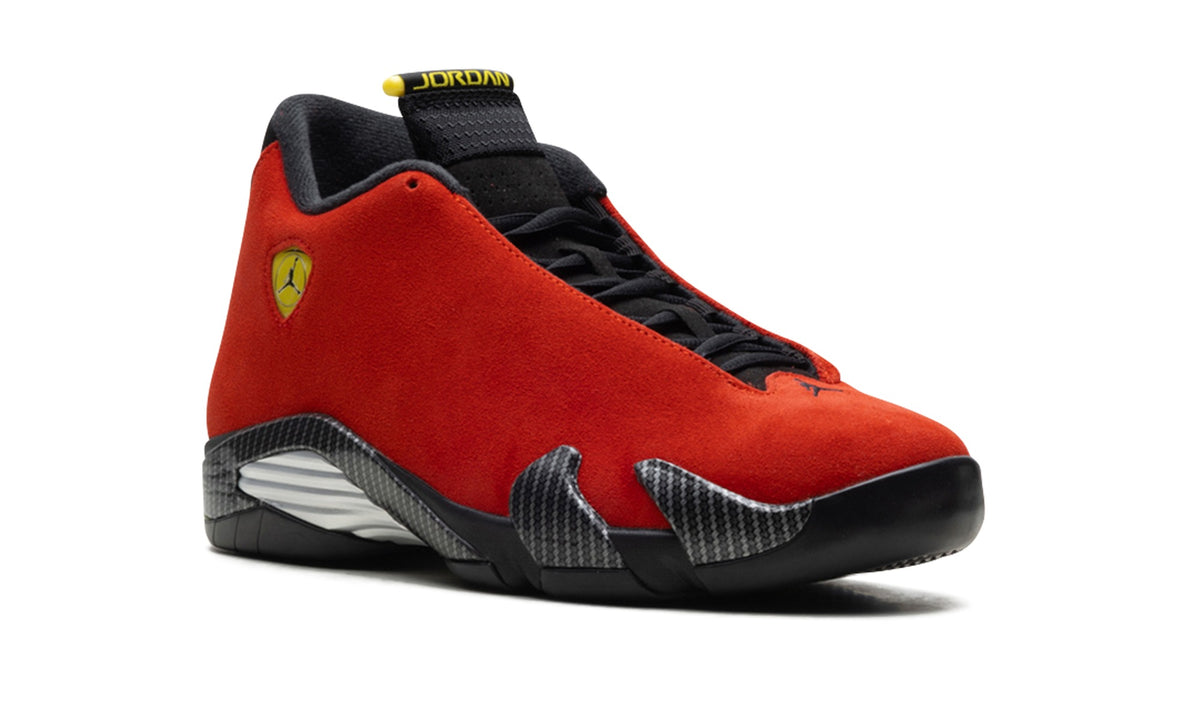 Air Jordan 14 Sneakers - Red, Black & Yellow
