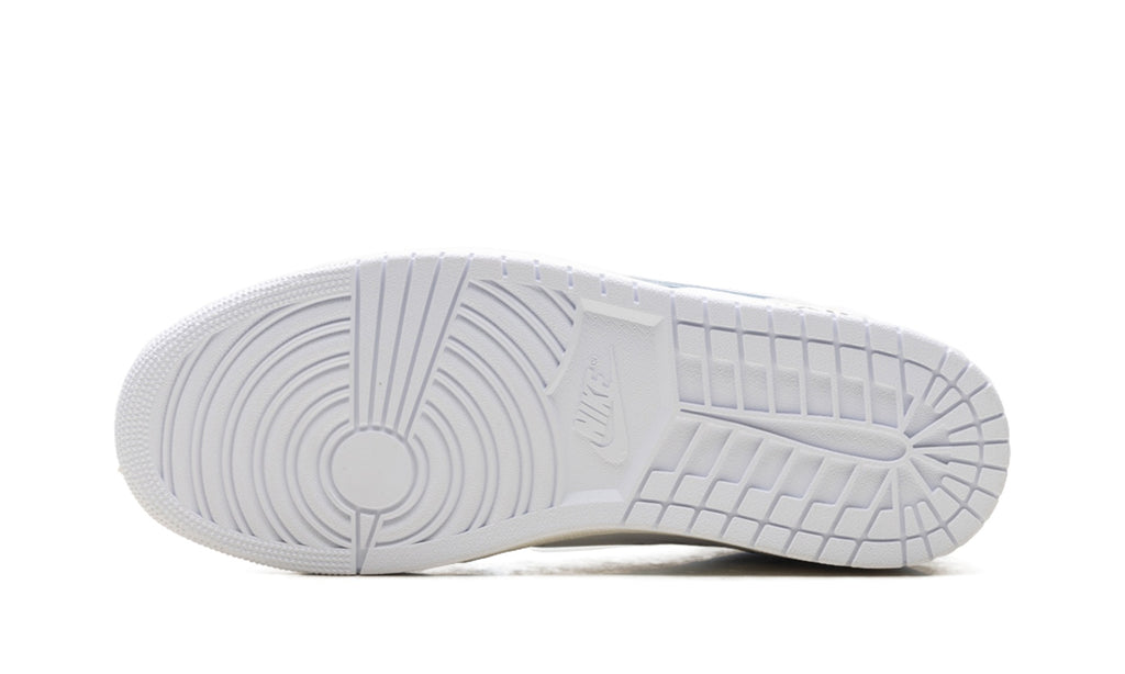 Air Jordan 1 High Top Sneakers in White & Grey