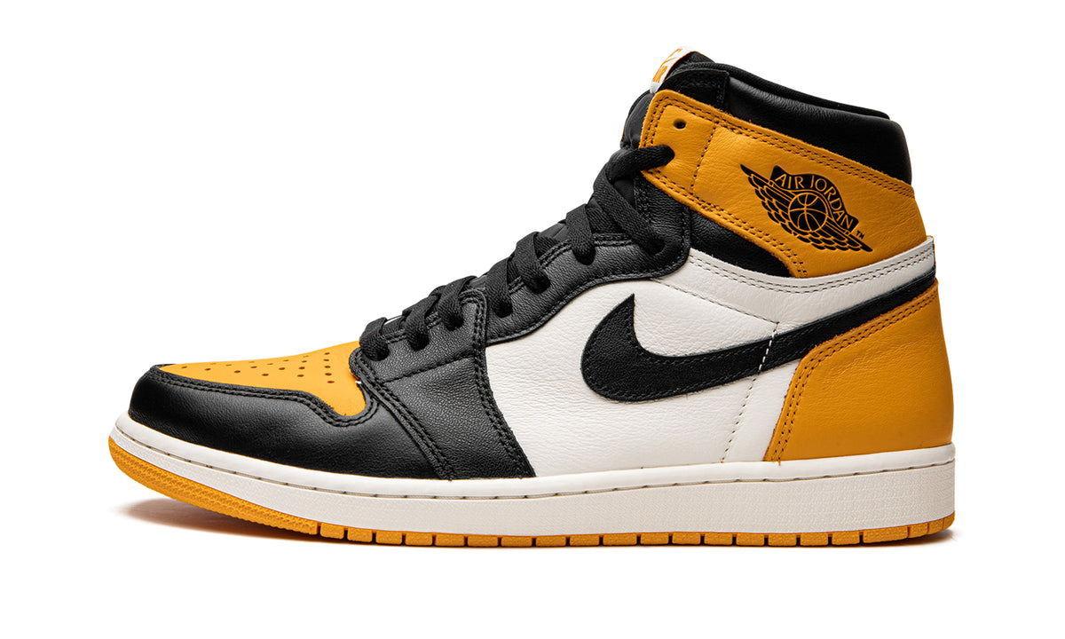 Air Jordan 1 Retro High OG "Yellow Toe" Sneakers - Yellow, Black & White
