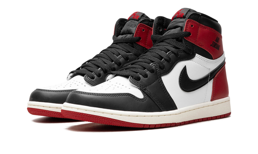 Air Jordan 1 High Sneakers – White, Black & Red