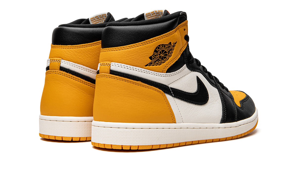 Air Jordan 1 Retro High OG "Yellow Toe" Sneakers - Yellow, Black & White