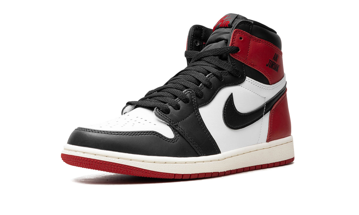 Air Jordan 1 High Sneakers – White, Black & Red