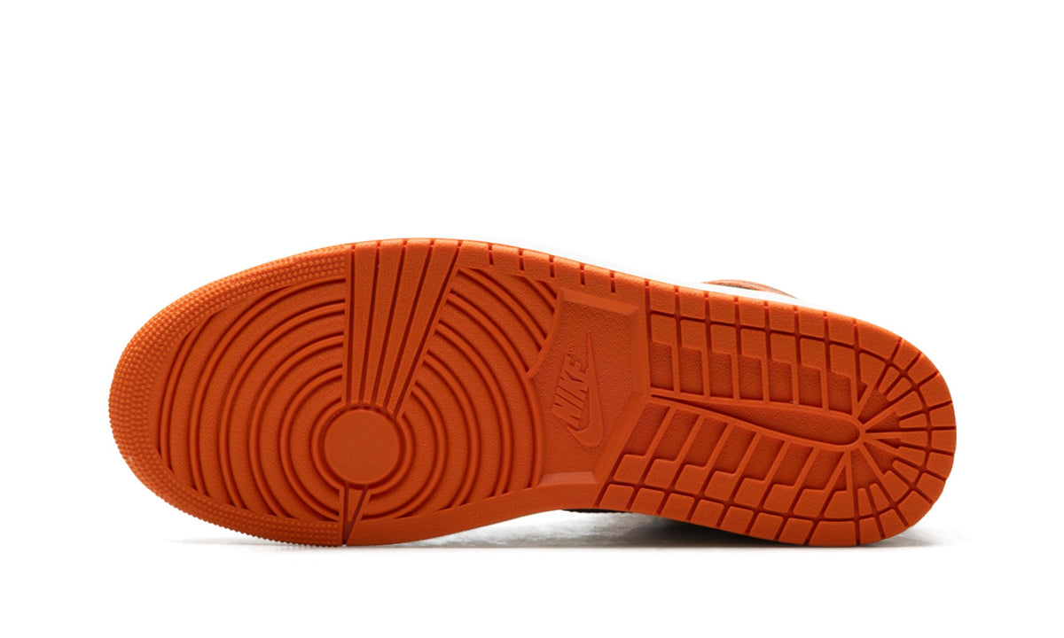 Air Jordan 1 High Sneakers – Orange, Black & White