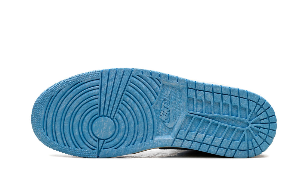 Air Jordan 1 High OG High-Top Sneakers in White & Blue