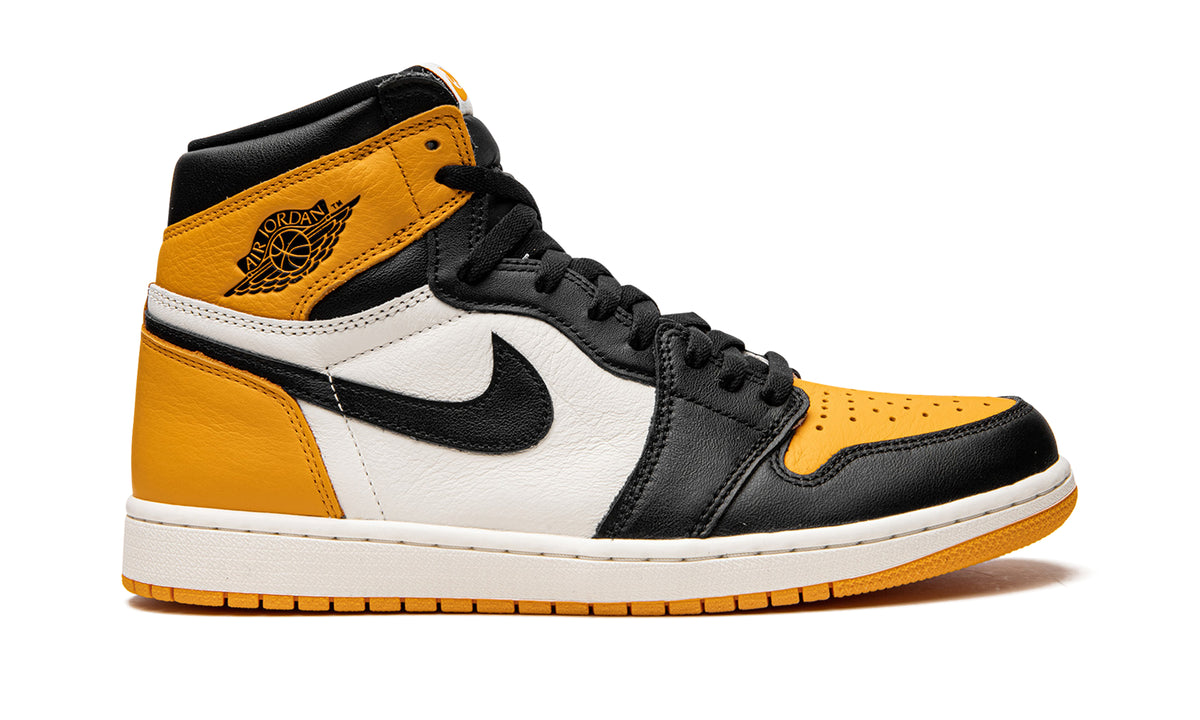 Air Jordan 1 Retro High OG "Yellow Toe" Sneakers - Yellow, Black & White