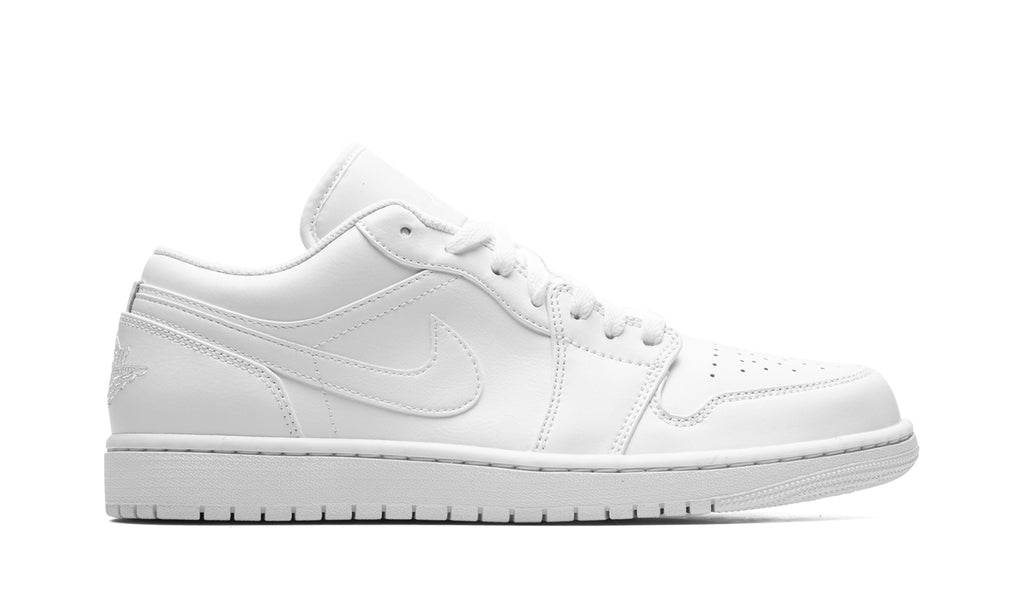 Air Jordan 1 Low Sneakers in Triple White