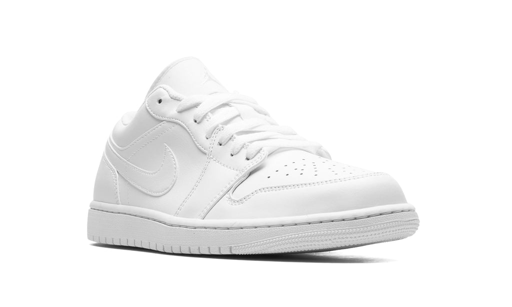 Air Jordan 1 Low Sneakers in Triple White