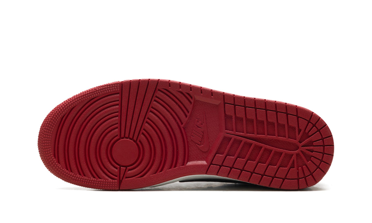 Air Jordan 1 Low Sneakers – Red, White & Black
