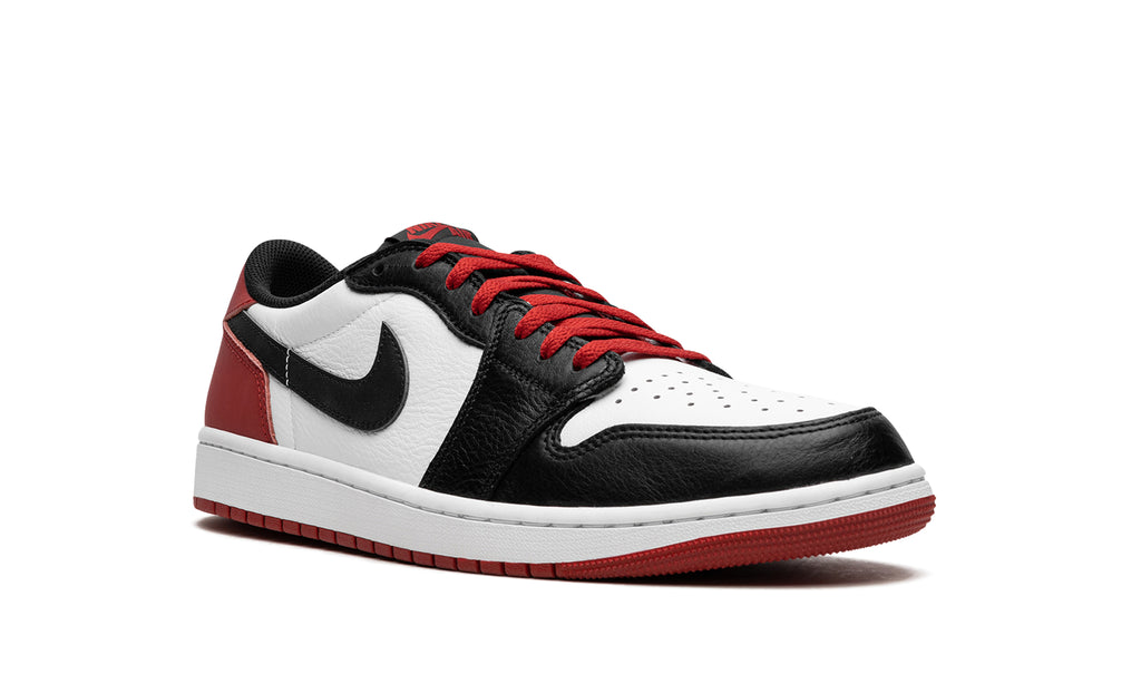 Air Jordan 1 Low OG Sneakers - Black, White and Red
