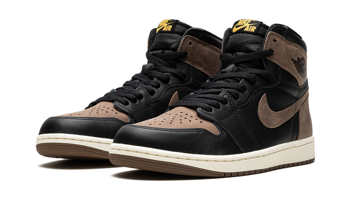 Air Jordan 1 Retro High OG "Palomino" - Black & Brown High-Top Sneakers