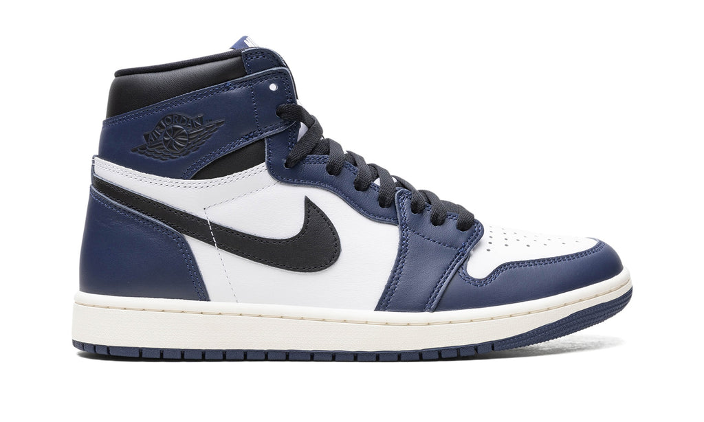 Air Jordan 1 High Sneakers – Navy, White & Black