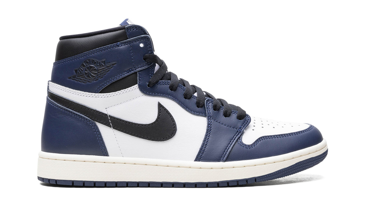 Air Jordan 1 High Sneakers – Navy, White & Black