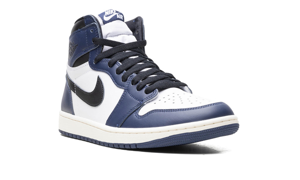 Air Jordan 1 High Sneakers – Navy, White & Black